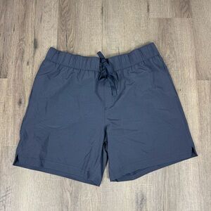 UpWest Quick-Dry Pull-On Shorts Mens Large Blue Lined Hiking Athletic Athleisure